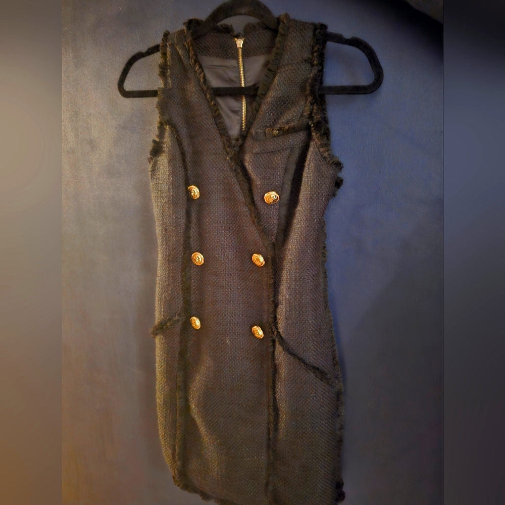Tweed mini dress worn once